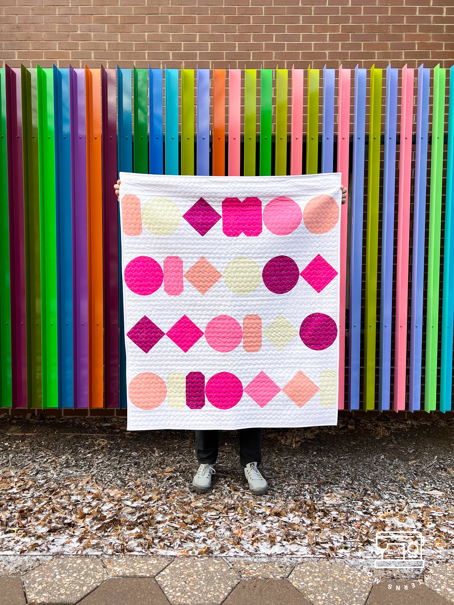 Beads Quilt / Pink Sugar Baby Version Modernhandcraft.com