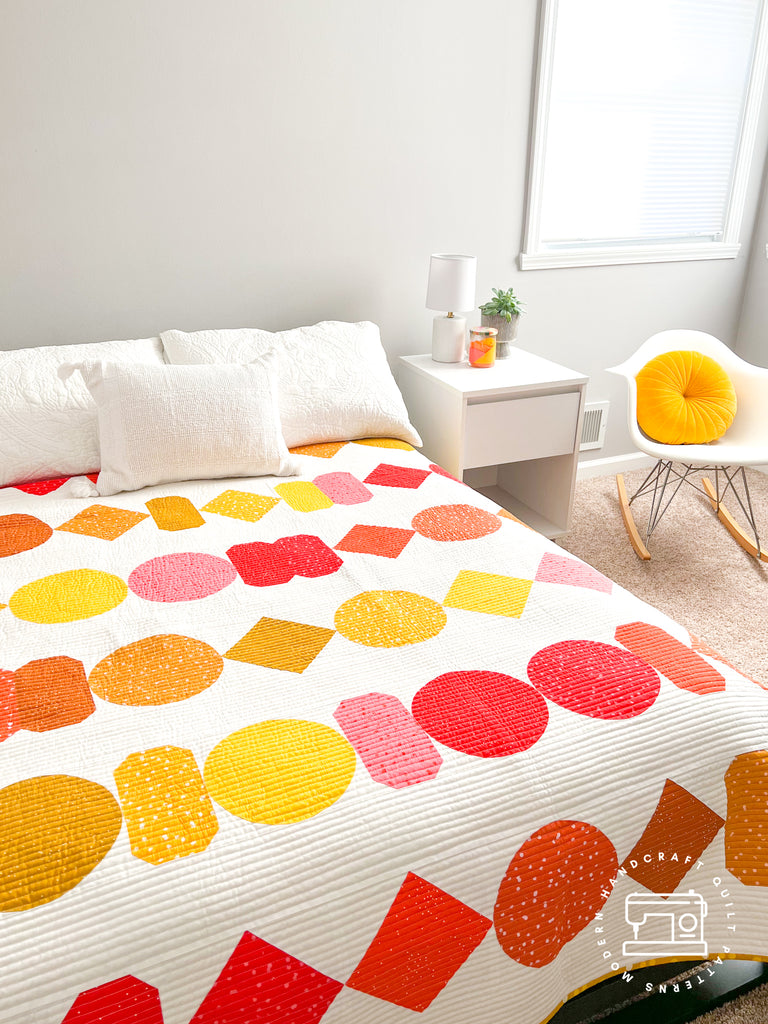 Beads Quilt Pattern / Starburst Version - Modernhandcraft.com