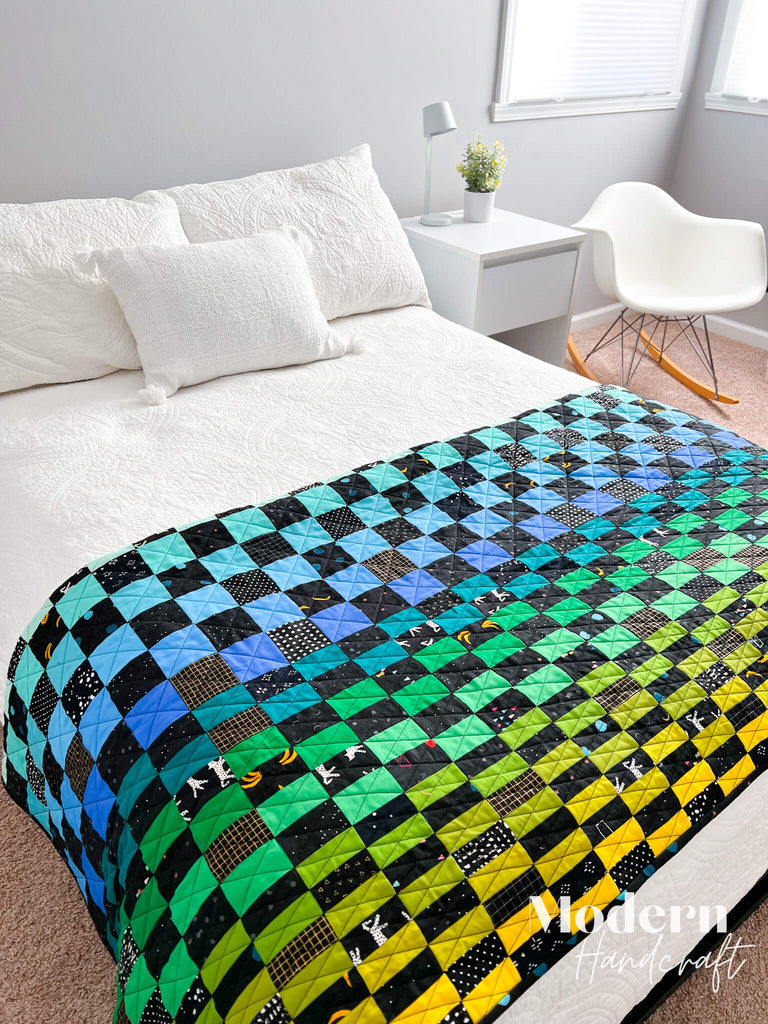 Illusion Quilt - High Volume Version by Modern Handcraft