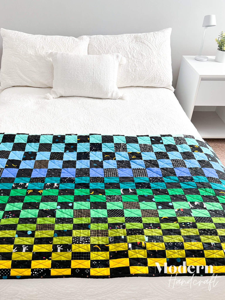 Illusion Quilt - High Volume Version by Modern Handcraft