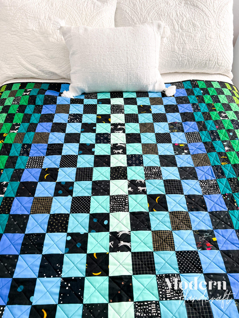 Illusion Quilt - High Volume Version by Modern Handcraft