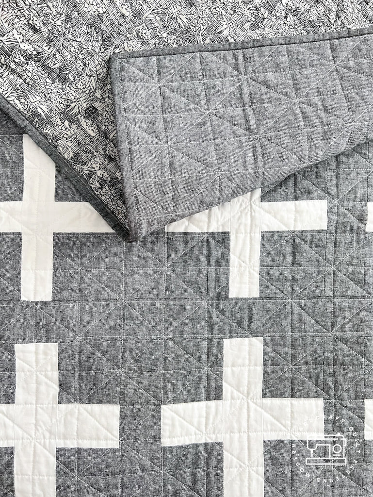 Increase Quilt Essex Linen Version by Modernhandcraft.com