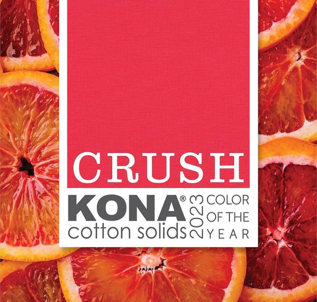 Kona Color of the year - COTY 2023 Hexie Pillow by Modern Handcraft