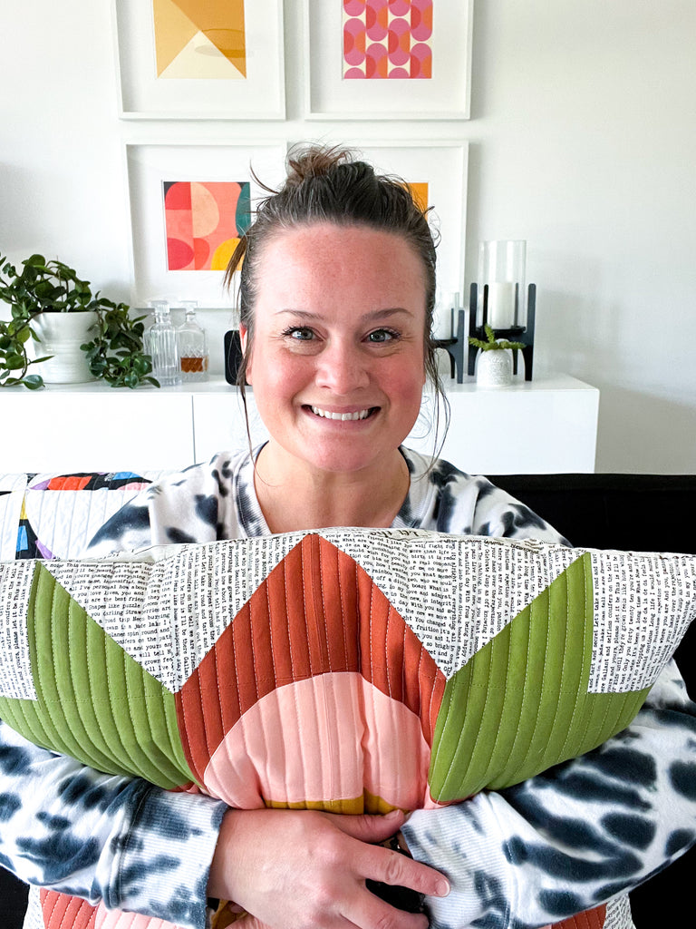 Flower Shop Quilt Pillow Tutorial by Modern Handcraft