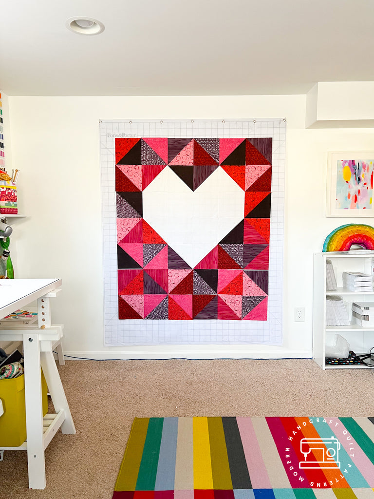 Big Love Quilt / Tutorial - Modernhandcraft.com