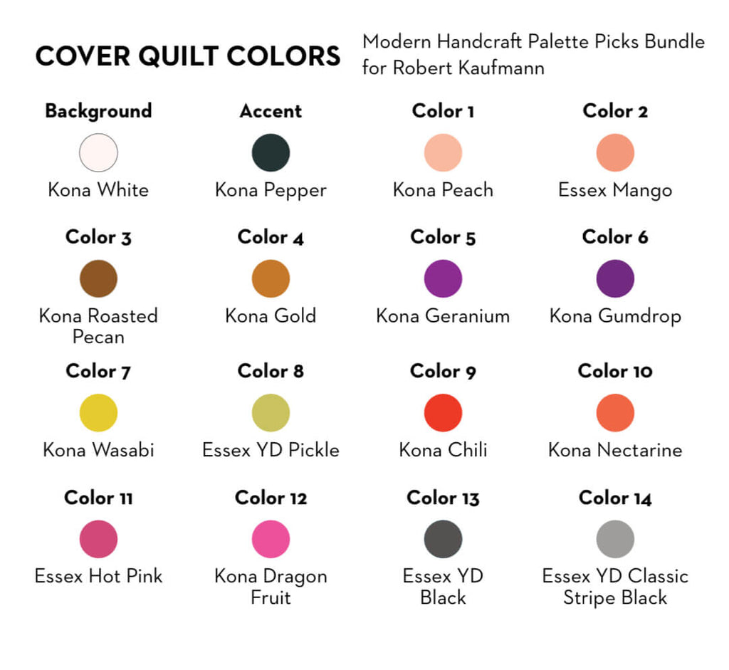 Checkers Quilt - Palette Picks Version by Modernhandcraft.com