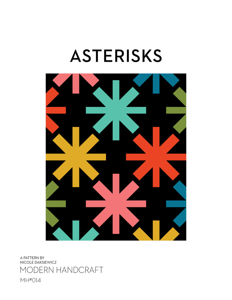 Asterisks Quilt Pattern Release Day - Modernhandcraft.com
