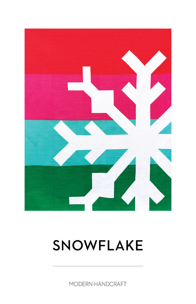 Snowflake Quilt Pattern - Modernhandcraft.com