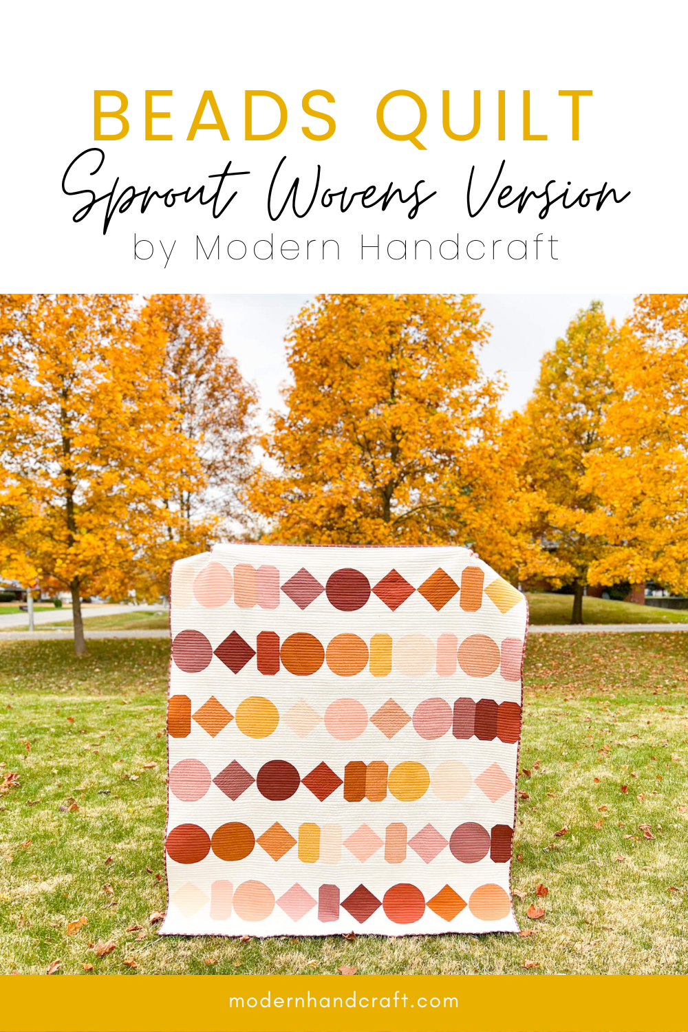 Beads Quilt - Sprout Wovens Version by Modern Handcraft