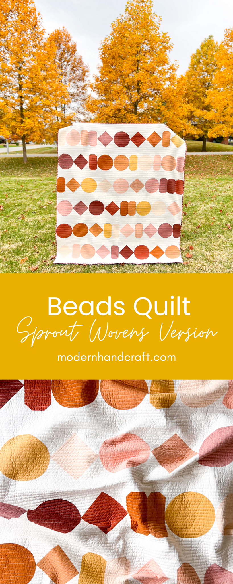 Beads Quilt - Sprout Wovens Version by Modern Handcraft