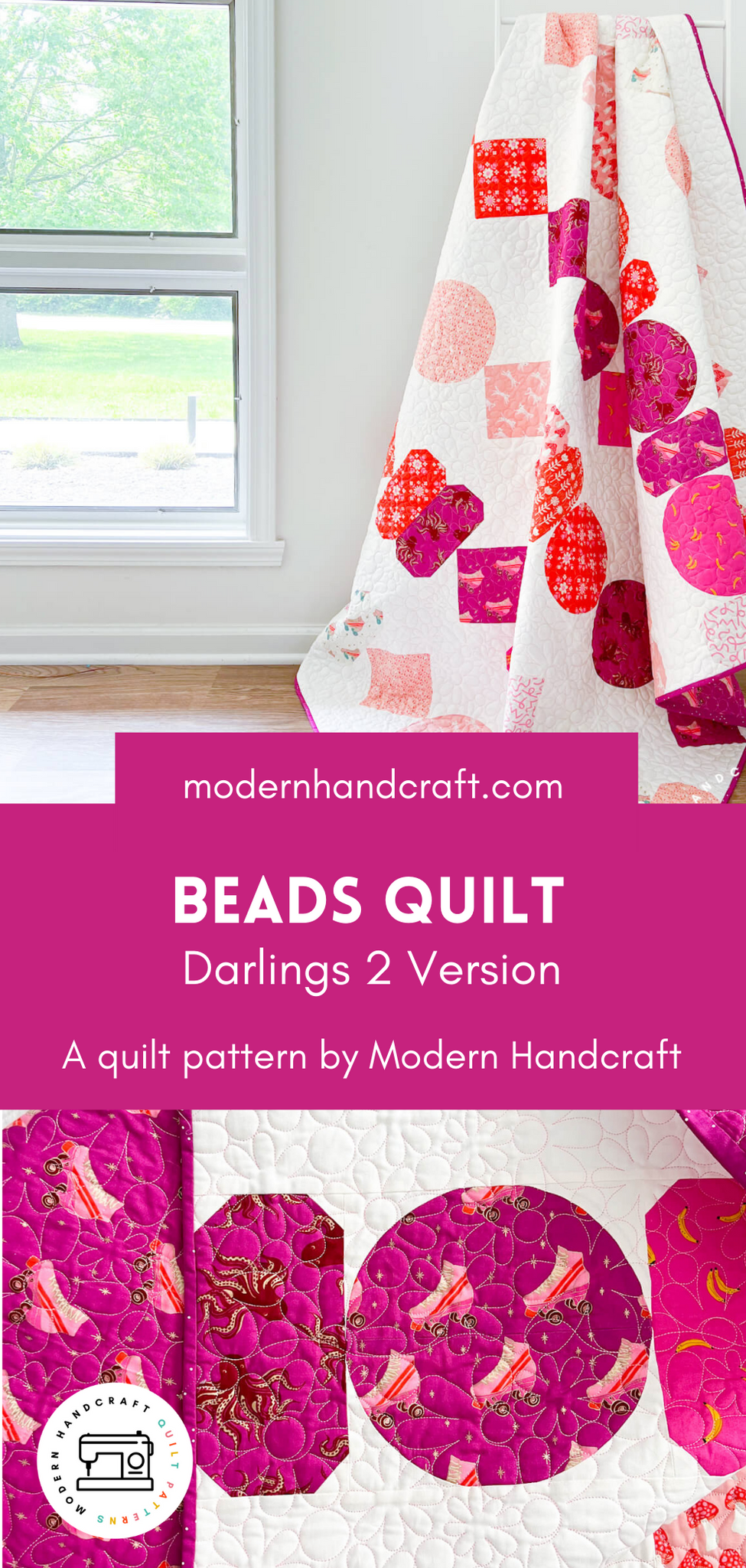 Beads Quilt Darlings 2 Version modernhandcraft.com