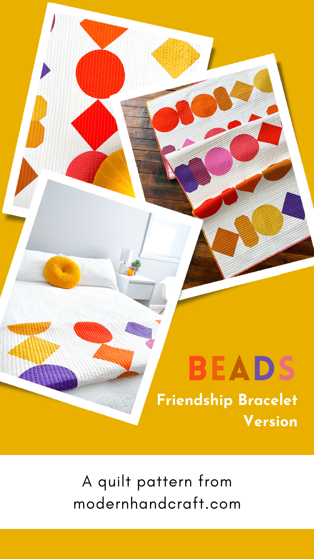 Beads Quilt / Friendship Bracelet Version - Modernhandcraft.com