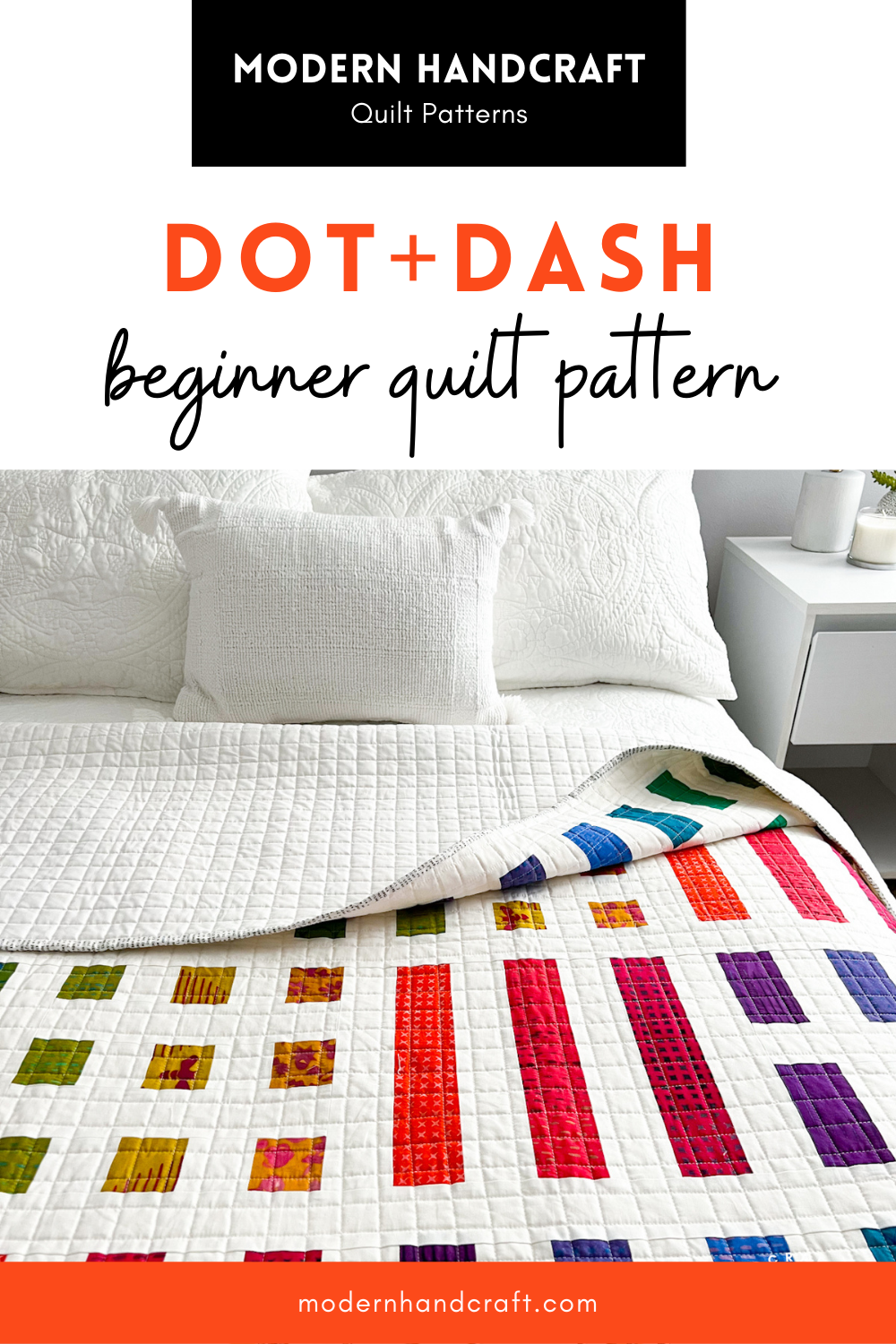 Dot and Dash Quilt - Stitched Version by Modern Handcraft