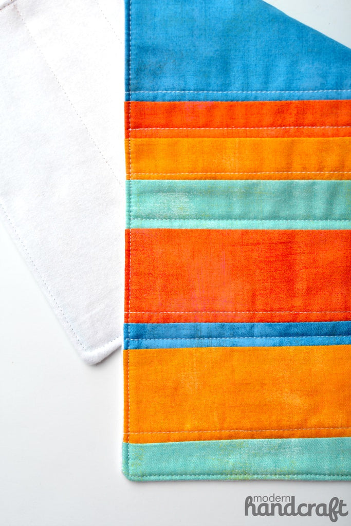 Quilted Burp Cloths / Tutorial - Modernhandcraft.com