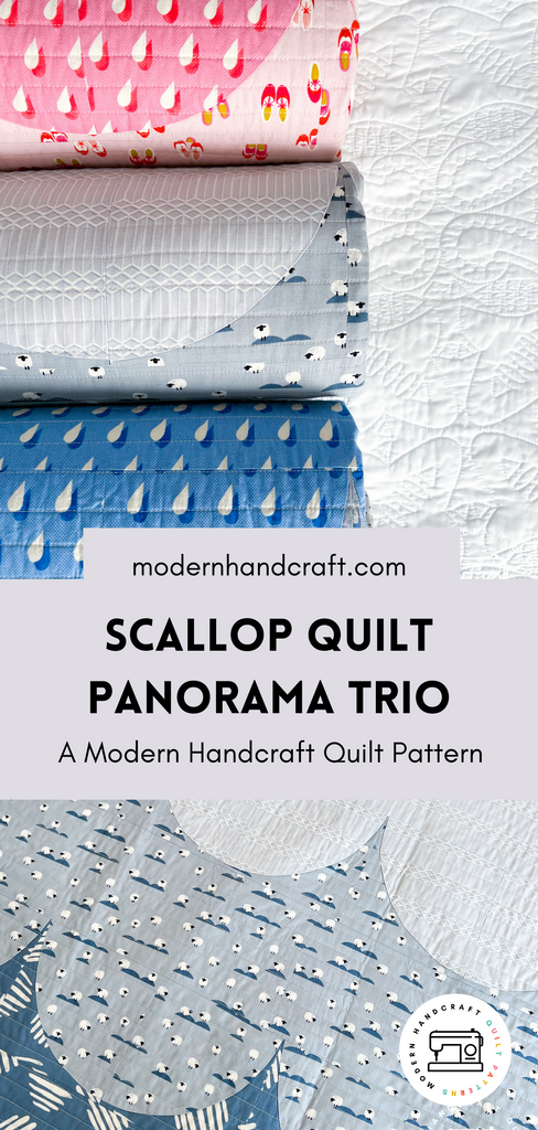 Scallop Quilt / Panorama Trio - Modernhandcraft.com