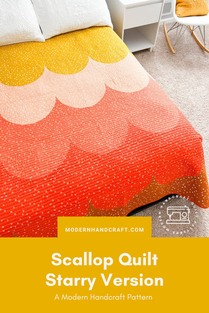 Scallop Quilt / Starry Version - Modernhandcraft.com