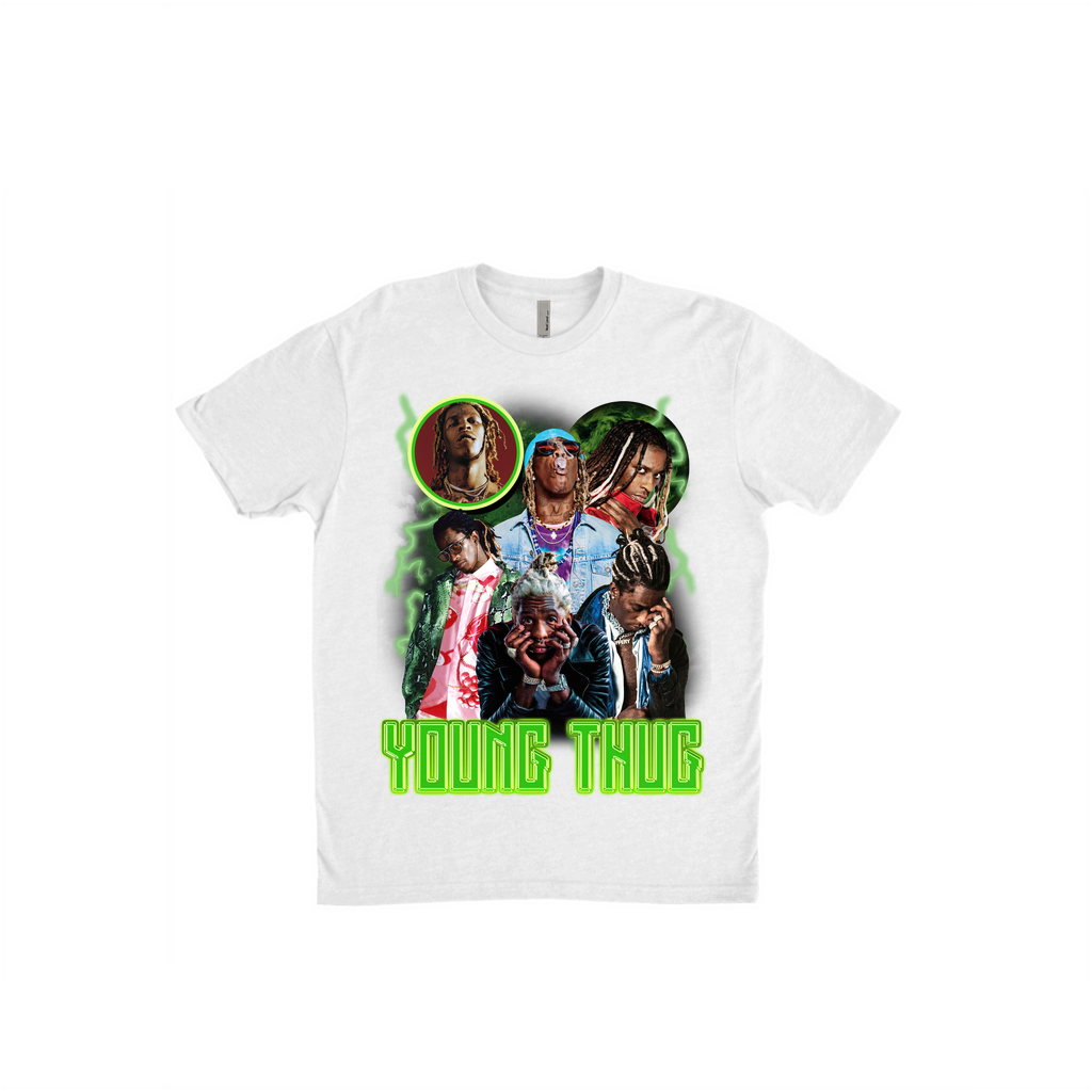 Young Thug Vintage Graphic Tee (FRONT + BACK) - STREETWEAR