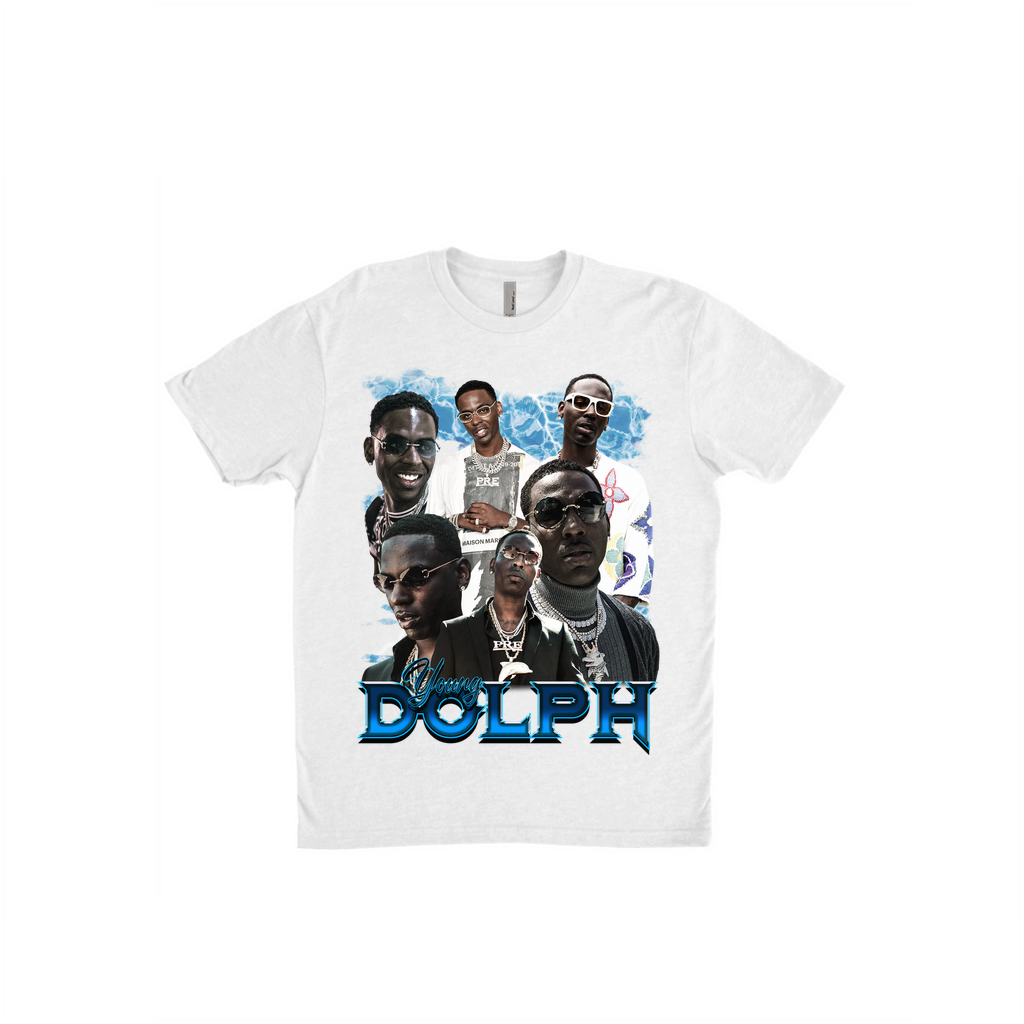 Young Dolph Vintage Graphic Tee (FRONT + BACK) - STREETWEAR