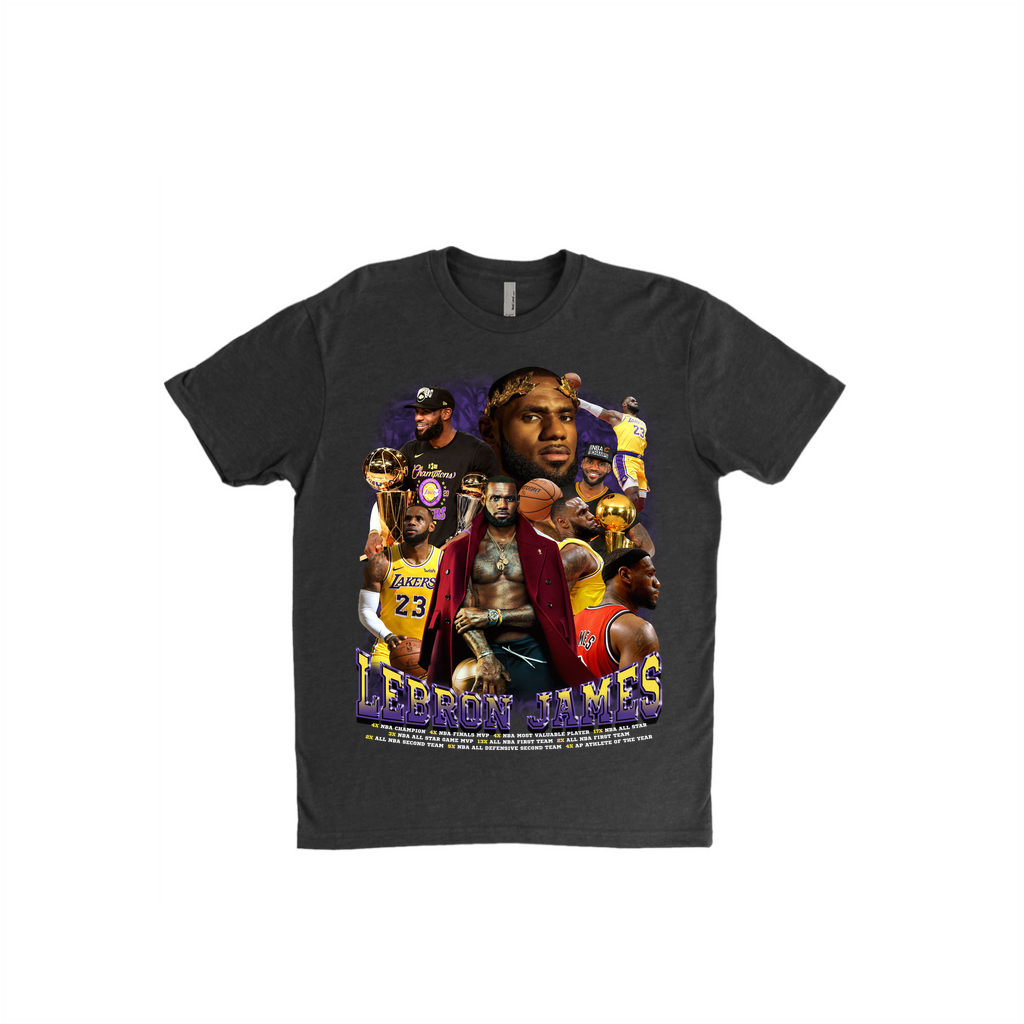 Lebron James Vintage Graphic Tee - STREETWEAR