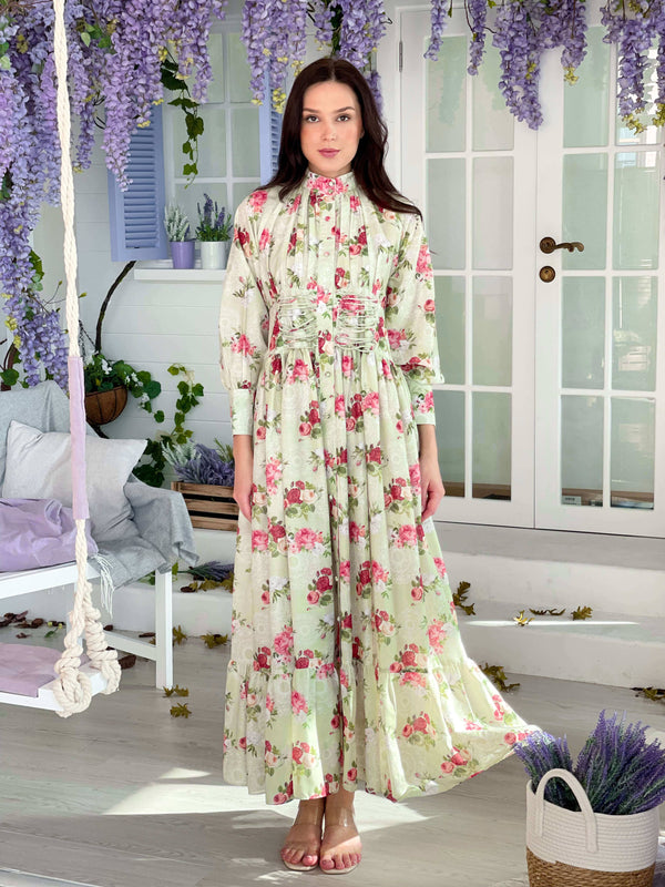 Flower Blossom Prom Dress Long Floral Formal Gown FD2900 – Viniodress