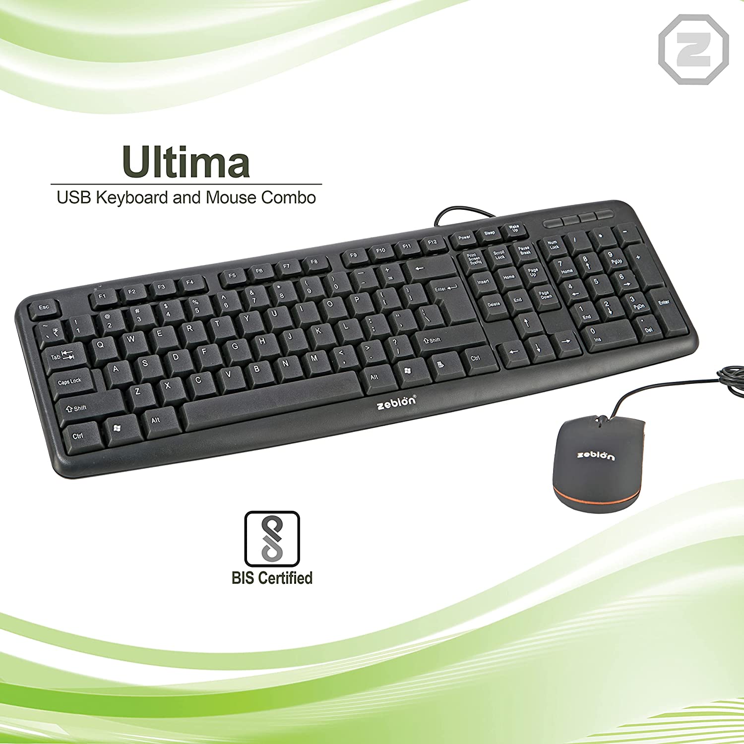 zebion wireless keyboard mouse