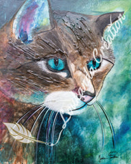 peinture chat