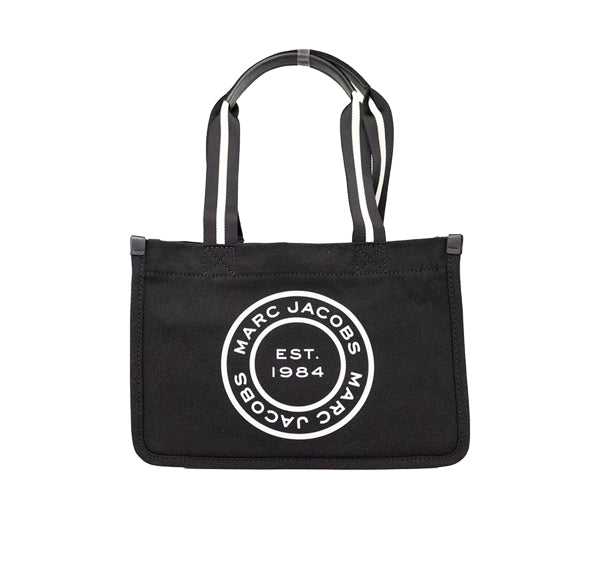 Marc Jacobs Women's Signet Canvas Medium Tote Bag Black - Hemen Kargoda - hepsikanadadan product image