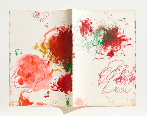 Cy Twombly, Untitled, Multiple Mediums on Paper 1983-2002