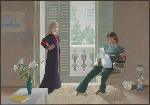 Mr. and Mrs. Clark and Percy, David Hockney, 1970