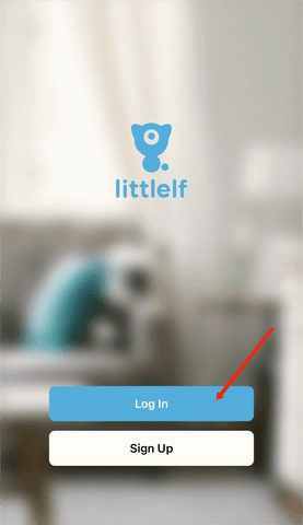 login page of littleif app