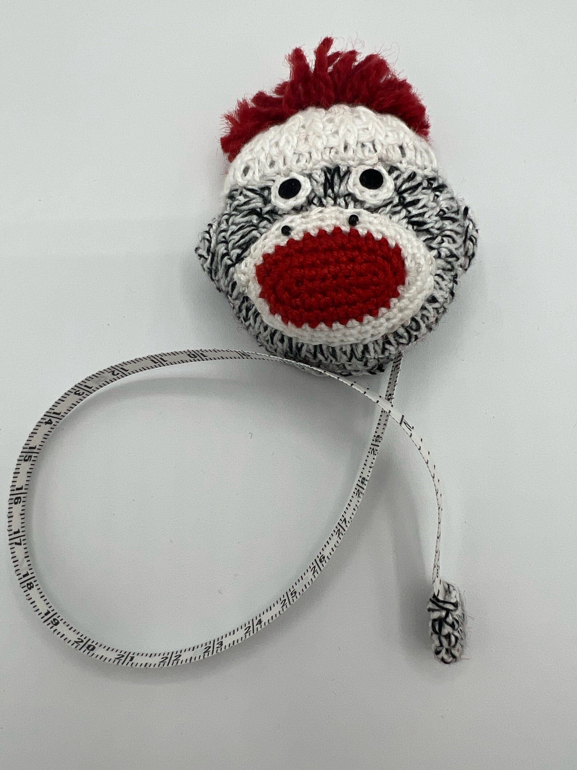 Sock Monkey Tape Measure by Lantern Moon Retractable Tape -  in 2023