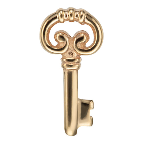 Skeleton Key 14k Threadless End