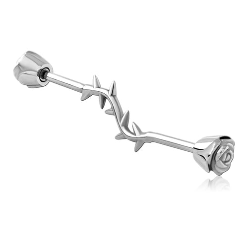 14g Rose Thorn Industrial Barbell