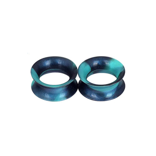 Black/Teal Silicone Tunnels