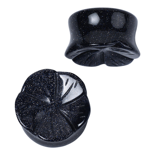 Blue Goldstone Flower Plugs