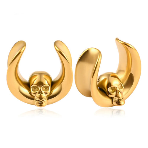 Gold Skull Saddle Spreaders