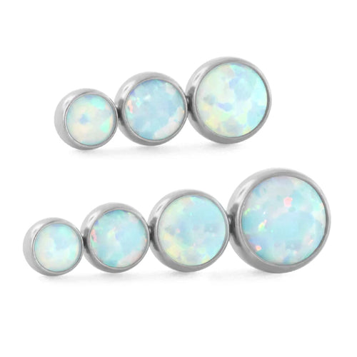 Tapered Cabochon Cluster Threadless End by NeoMetal