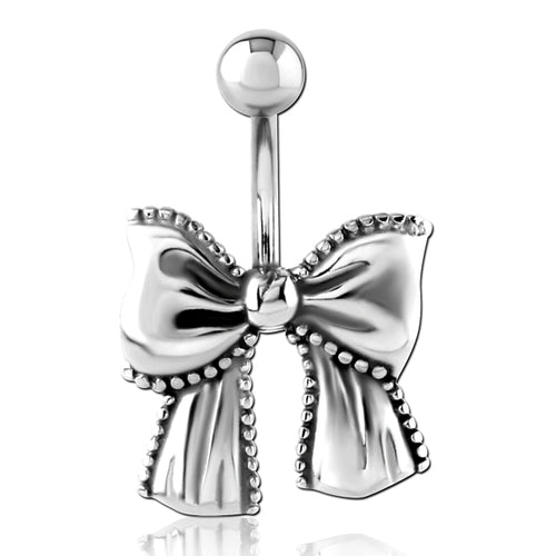 Ribbon Stainless Belly Ring