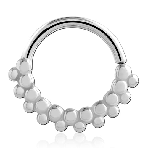 Beaded Stainless Continuous Ring
