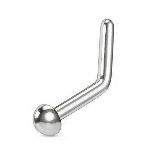 Dome Stainless L-Bend Nose Stud