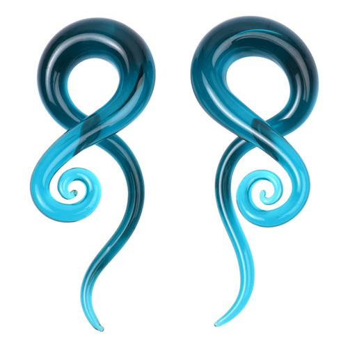 Teal Glass Tentacles