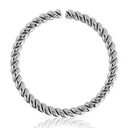 20g Braided Stainless Continuous Ring