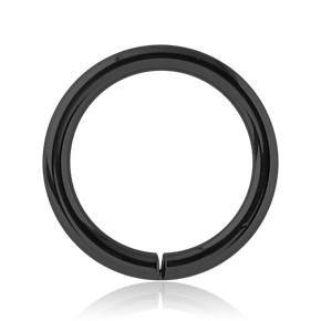 14g Black Continuous Ring