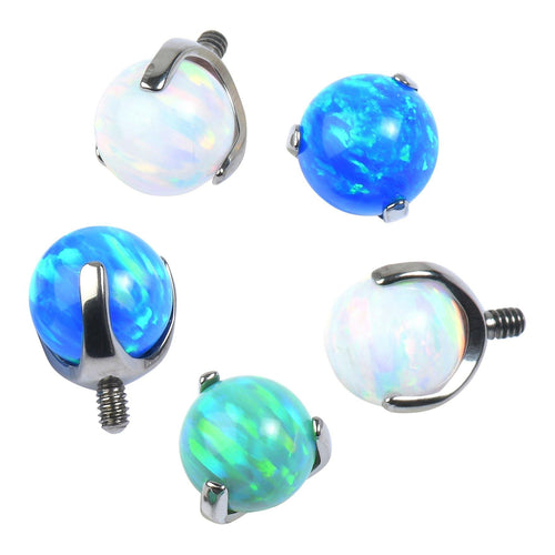 14g 3-Prong Opal Titanium Ball