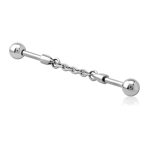 14g Center Chain Industrial Barbell