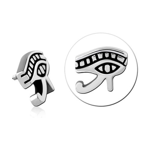 14g Eye of Horus Stainless End