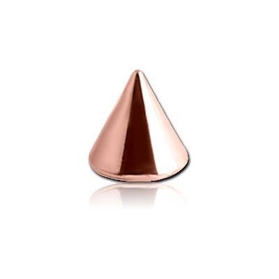 14g Rose Gold Replacement Cones (2-Pack)