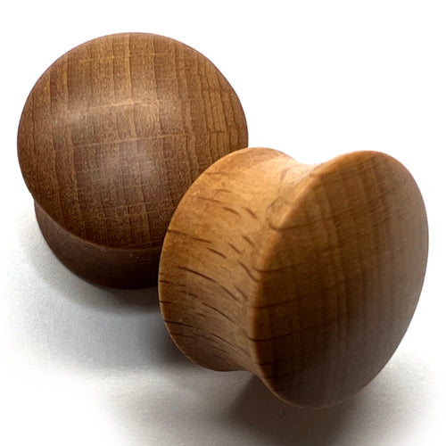 Beech Wood Convex Front Plugs