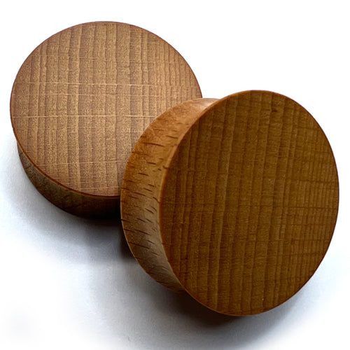 Beech Wood Flat Plugs