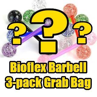 Bioflex Straight Barbell Grab Bag (3-Pack)